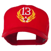 13th Air Force Badge Embroidered Cap