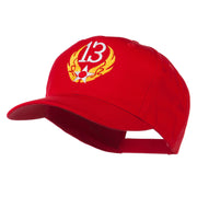 13th Air Force Badge Embroidered Cap