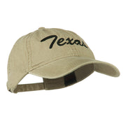 US Mid State Texas Embroidered Washed Cap