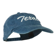 US Mid State Texas Embroidered Washed Cap