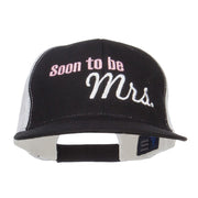 Soon To Be Mrs Embroidered Mesh Cap