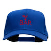 The Bar Embroidered Cotton Twill Pro Style Cap