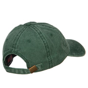 Eye That Sees All Embroidered Washed Dyed Cotton Cap