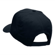 The Bar Embroidered Cotton Twill Pro Style Cap