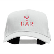 The Bar Embroidered Cotton Twill Pro Style Cap