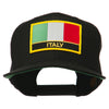 Italy Europe Flag Patched Flat Bill Cap