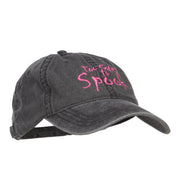 Too Cute To Spook Embroidered Washed Cap