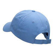 Teach Embellished Phrase Embroidered Unstructured Cotton Twill Cap