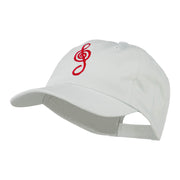 Treble Clef Embroidered Cap