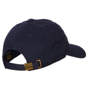 North Carolina Dogwood with Map Embroidered Unstructured Washed Cap