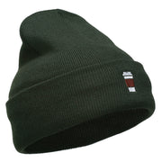 To Go Cup Embroidered Long Beanie