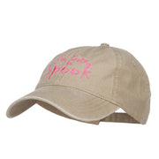 Too Cute To Spook Embroidered Washed Cap