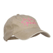 Too Cute To Spook Embroidered Washed Cap