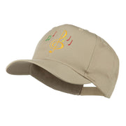 Treble Clef with Notes Embroidered Cap