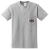 Trout Club Logo Cotton Pocket Crew Neck Graphic Shirt