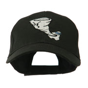 Tornado Mascot Embroidered Cap