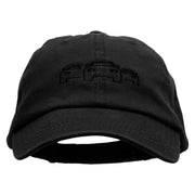 SpeedRacer Embroidered Deluxe Washed Twill Cap - Black OSFM