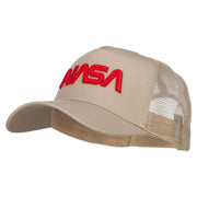 3D NASA Letters Logo Embroidered Twill Mesh Cap