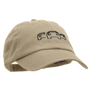 SpeedRacer Embroidered Deluxe Washed Twill Cap - Khaki OSFM