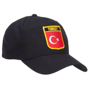 Turkey Flag Shield Patched Cap