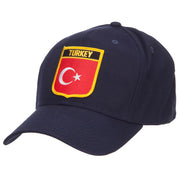 Turkey Flag Shield Patched Cap