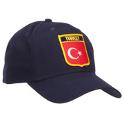 Turkey Flag Shield Patched Cap