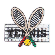 Tennis Embroidered Patches