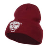 Tiger Emblem Embroidered Long Beanie