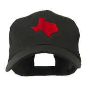 Texas State Outline Embroidered Cap