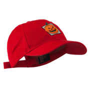 Halloween Jack O Lantern Teeth Embroidered Cap