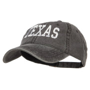 Texas Embroidered Washed Cap