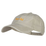 Team Dad Letters Embroidered Washed Cap