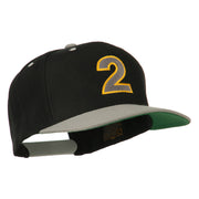 Arial Number 2 Embroidered Classic Two Tone Cap