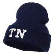 TN Tennessee State Embroidered Long Beanie