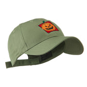 Halloween Jack O Lantern Teeth Embroidered Cap