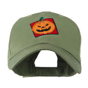 Halloween Jack O Lantern Teeth Embroidered Cap