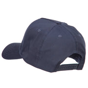 Veteran Grandpa Embroidered Solid Cotton Prostyle Cap