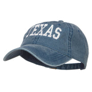 Texas Embroidered Washed Cap