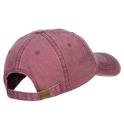 Team Dad Letters Embroidered Washed Cap