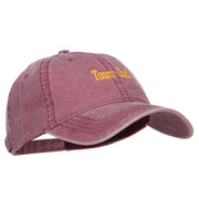 Team Dad Letters Embroidered Washed Cap