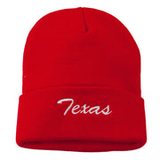 Texas Embroidered Long Cuff Beanie