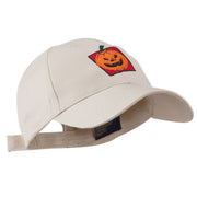 Halloween Jack O Lantern Teeth Embroidered Cap