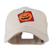 Halloween Jack O Lantern Teeth Embroidered Cap