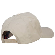 Veteran Grandpa Embroidered Solid Cotton Prostyle Cap