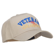 Veteran Grandpa Embroidered Solid Cotton Prostyle Cap