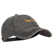 Team Dad Letters Embroidered Washed Cap