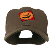 Halloween Jack O Lantern Teeth Embroidered Cap