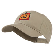 Halloween Jack O Lantern Teeth Embroidered Cap