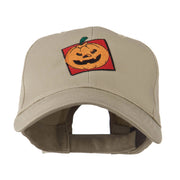 Halloween Jack O Lantern Teeth Embroidered Cap