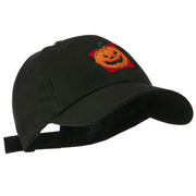 Halloween Jack O Lantern Teeth Embroidered Cap